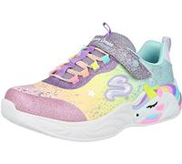 Skechers Girl's Unicorn Dreams Sneaker, Purple Textile Multi Trim, 13 UK