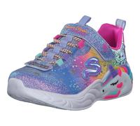Skechers Girl's Unicorn Dreams Sneakers, Blue Textile/Multi Trim, 13 UK Child