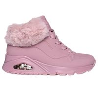 Skechers Girls UNO - Fall Air Boots in Mauve, Size 12 | Synthetic/Textile