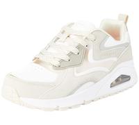 Skechers Girls Uno Gen1 Color Surge Trainers, Natural Synthetic Trim, 4 UK