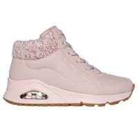 Skechers Girls UNO Gen1 - Darling Daze Boots in Blush Pink, Size 4 | Synthetic/Textile