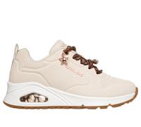 Skechers Girls UNO Gen1 - Leopard Superstar Sneaker in Natural, Size 2.5 | Synthetic