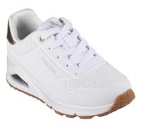 Skechers Unisex Kids Uno Gen1 Shimmer Away Slip-On, White, 2.5 UK
