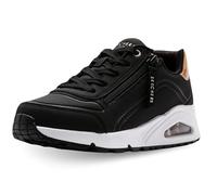 Skechers Girl's Uno Gen1 Sneaker, Black, 1 UK Child
