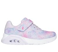 Skechers Girls UNO Lite 2.0 - Glitter Spell Sneaker in Lavender, Size 12.5 | Synthetic/Textile, Machine Washable
