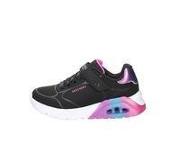Skechers Girls' UNO Lite 2.0 Vivid Metallic, Black, 12.5 UK Child
