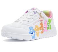Skechers Girls' UNO Lite Care Bears BFFs, White, 3 UK Child