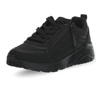 Skechers Uno Lite Easy Zip Sneaker, Black, 10 UK Child