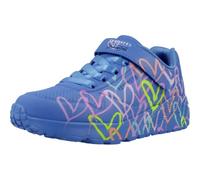 Skechers Girl's Uno Lite Love Levitate Sneakers, Blue Synthetic/Multi Trim, 11.5 UK Child