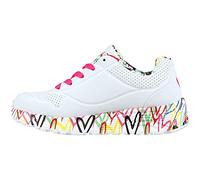 Skechers for woman/girl. 314976L Trainers Uno Lite Lovey Luv white (31), 3 to 5 cm, Laces, Casual, children's fashion