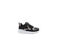 Skechers Girl's Uno Lite Metallic Burst Sneaker, Black Synthetic/Rose Gold Trim, 10.5 UK