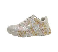 Skechers for woman/girl. 314067L Trainers Uno Lite Metallic Love beige (35), 3 to 5 cm, Laces, Casual, children's fashion