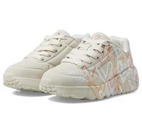 Skechers Girls' UNO Lite Metallic Love Trainers, beige, 10.5 UK Child