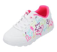 Skechers Uno Lite My Drip Trainers White EU 36 Kids