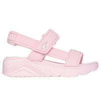 Skechers Girls UNO Lite Sandal - Sunny Stand Sandals in Light Pink, Size 4 | Textile