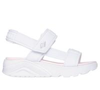 Skechers Girls UNO Lite Sandal - Sunny Stand Sandals in White, Size 3.5 | Textile