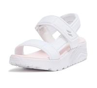 Skechers Girls UNO Lite Sandal - Sunny Stand Sandals in White, Size 13 | Textile