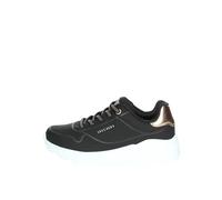 Skechers Girl's UNO LITE Sneaker, Black, 12 UK Child