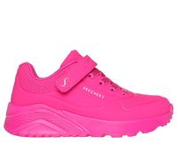 Skechers Girls Uno Lite Trainers, Hot Pink Synthetic Trim, 3.5 UK