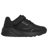 Skechers Girls UNO Lite - Star Icon Sneaker in Black, Size 13.5 | Synthetic/Textile, Machine Washable