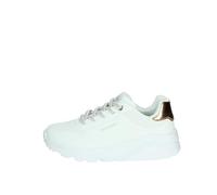 Skechers Girls' UNO Lite Trainer, White, 12 UK Child
