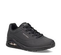 Skechers Girl's Uno Stand on Air Sneaker, Black, 2 UK