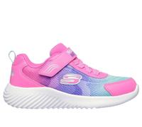 Skechers Girls Waterproof: Bounder - Hydra Cool Sneaker in Hot Pink, Size 1 | Synthetic/Textile