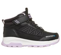 Skechers Girls Waterproof: Storm Blazer - Arctic Mass Sneaker in Black/Lavender, Size 3 | Synthetic/Textile