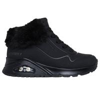 Skechers Girls Waterproof: UNO Gen1 - Comfurt Kicks Sneaker in Black, Size 4 | Synthetic/Textile