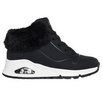 Skechers Girls Waterproof: UNO Gen1 - Comfurt Kicks Sneaker in Black, Size 4 | Synthetic/Textile