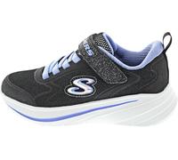 Skechers Girl's Wave 92 Sneaker, Black, 13.5 UK Child
