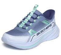 Skechers Girls' Wave 92 Sparkle Sprint Trainer, Blue, 1.5 UK Child