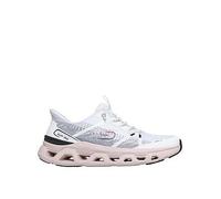 Skechers Women's Glide-Step Altus Fast Lane Slip-On Sneakers, White Mesh/Black & Pink Trim, 5 UK