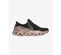 Skechers Women's Slip-ins: Glide-Step Altus - Starlight Shine Sneaker in Black/Rose Gold, Size 3 | Synthetic/Textile, Vegan, Machine Washable