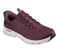 Skechers Women's Slip-ins: Glide-Step Elevate - Amaze Sneaker in Burgundy, Size 4 | Textile/Synthetic, Vegan, Machine Washable