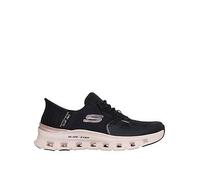 Skechers Glide-Step Pro Radiant Stride Metallic Bungee Lace Slip-Ins Trainer, Black, Size 4, Women Black