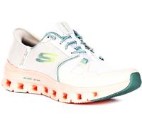 Skechers Glide-Step Pro Slip In Mesh Womens Trainers In White Pink UK 3 - 8