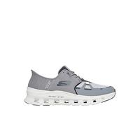 Skechers Glide-Step Pro Wide Fit Memory Foam Slip On Trainers- Grey, Grey, Size 8, Men Grey