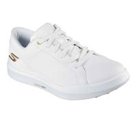 (, ) Skechers GO GOLF Drive 12 Leather Women's White/Gold Golf Shoes