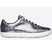 Skechers Go Golf Drive Shine Waterproof Womens Shoes Trainers, Size 8 In Pewter