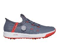 SKECHERS GO GOLF ELITE VORTEX SLIP-INS GOLF SHOES - CHARCOAL / RED