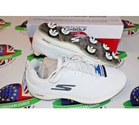 Skechers Mens Go Golf Pro 5 Golf Shoes - White/Grey - UK 9