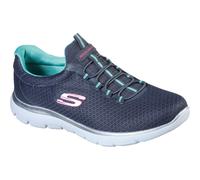 Skechers Summits Memory Foam Womems | Slippers | Charcoal / Mint Green | UK Size 4