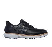 Skechers Women's Prestige Spikeless Slip-in Arch Fit Golf Shoe Sneaker, Black/Gold, 8