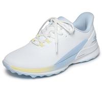 Skechers GO Golf Women's Synthetic Upper Lace-Up Spike Less Golf Shoe White Blue
