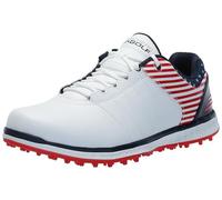 Skechers Go Pivot Women's Spikeless Golf Shoe Sneaker, White Navy red, 3 UK