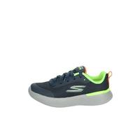 Skechers GO Run 400 V2 Omega Sneaker, Navy/Lime 13 UK Child