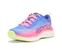 SKECHERS Go-Run Accelerate-Glitter C Girls' Trainers, Navy Multicolour, 10 UK