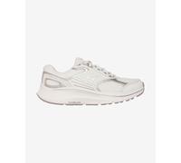 Skechers Women's Sneaker Go Run Consistent 2.0 Advantage Natural Leather/Gold Trim UK 4
