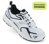 Skechers Go Run - Consistent Men's Trainers Shoes White Leather 220034-WBK NEW